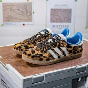 Adidas x Wales Bonner Samba Pony Leopard Print Women's